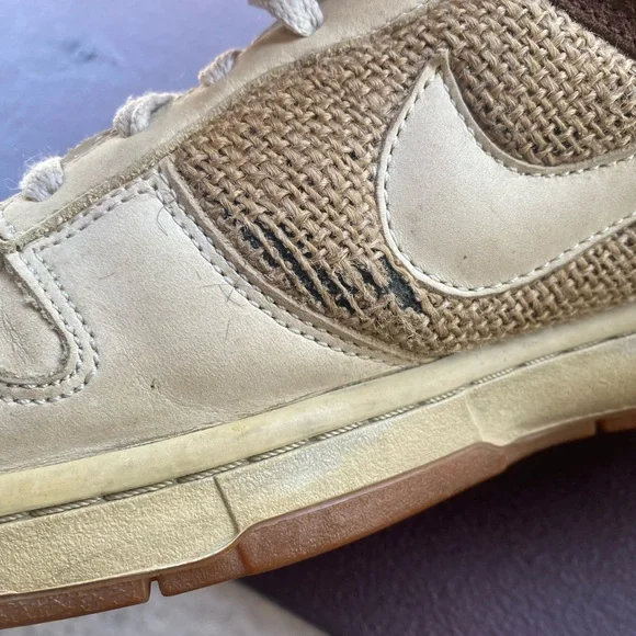 Nike Dunk Low CL SB Leather Hemp Shoes 304714-224 Men’s Size 12 - Picture 6 of 10